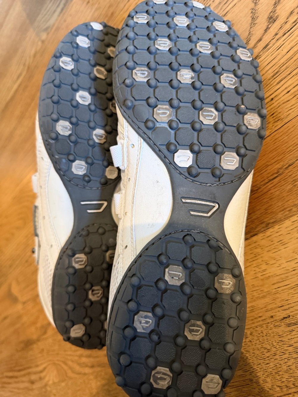 Vintage Diesel Mosley White & Gray Mesh Leather Sneakers, Mens Sz 10.5 LIKE NEW - Picture 7 of 9
